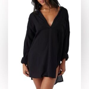 O’Neill, black gauze swimsuit cover up! Great condition!